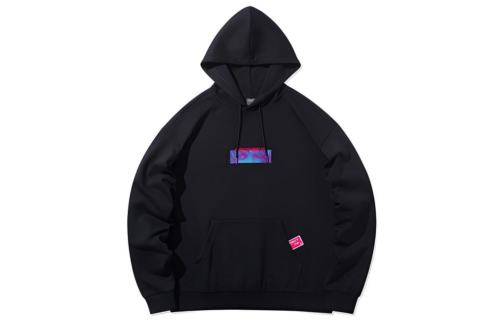 Men's Sweatshirt Li-Ning Li Ning x QQ XUANWU Sweatshirt Men's New Standard Black