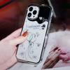 Блестящий розовый чехол для телефона со стразами и кристаллами для iPhone 15 Pro Max 13promax 12pro max, металлический каркас с бриллиантами, защита камеры, женский