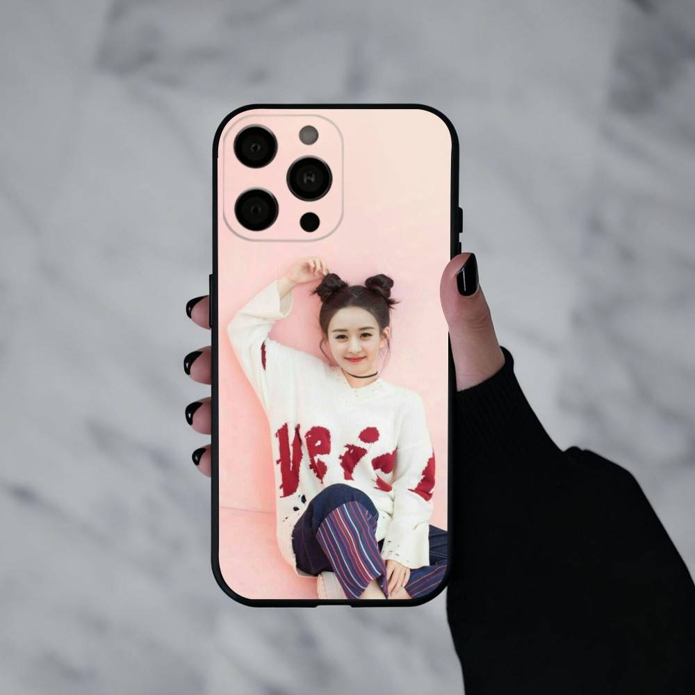 Чехол для телефона актрисы Oriental-Beauty Чжао Лиин для iPhone 17pro, 16,15,14,13,12,11 X XR Plus, Другие Мягкий черный чехол