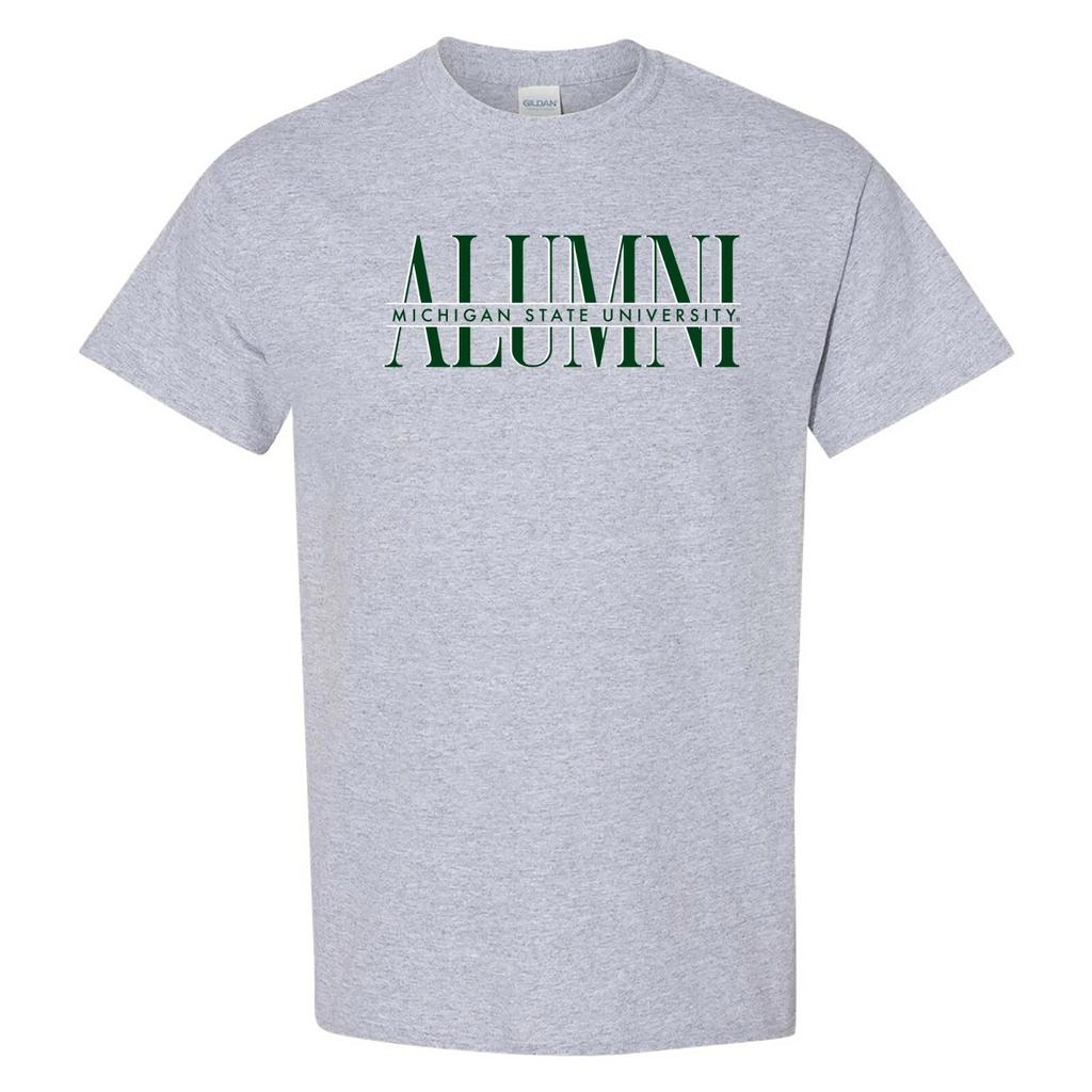 Michigan State Spartans Classic Alumni T-Shirt - Sport Grey