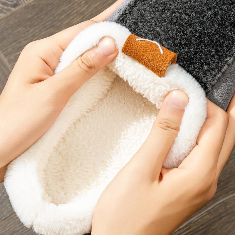 Арктические пушистые тапочки для мужчин - Сверхпрочный фланелевый верх с подушкой из пены с эффектом памяти, нескользящая подошва из ТПР и плюшевое тепло для использования в гараже/охотничьей хижине