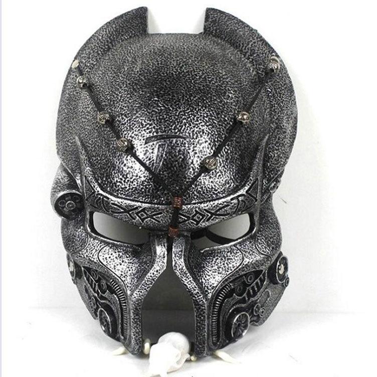 New Predator Mask Ultimate Warrior Resin Face Mask Predator Ball Party Dress Up Predator