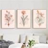 Watercolor Abstract Wildflower Flower Pink Prints Poster Canvas Painting Modern Wall Art Pictures Living Room Bedroom Home Decor
