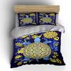 Yellow turtle, sunflowers pattern. Bedding sets Duvet cover sets Duvet covers Pillowcases(1 * Duvet Cover 2 * Pillowcases, without duvet insert)