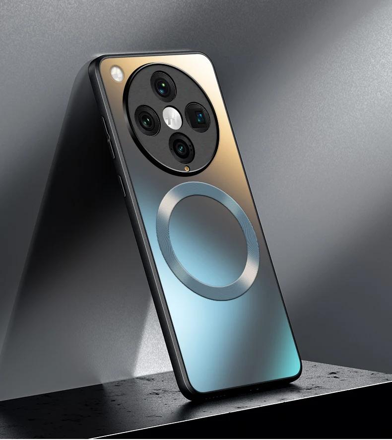 Для OPPO Find X8 Pro X7 Ultra X6 X5 Pro Беспроводная зарядка Magsafe Защитный противоударный матовый жесткий бампер из ПК для OPPO A97 A96 A93 A92S