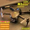 New M3 Hd Rc Aircraft ESC Three-photography Drone Optical Flow Positioning Aircraft Four-way Obstacle Avoidance Drone Quadcopter Children's Gift Toy