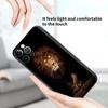 Чехол для Apple iPhone 13 11 Pro Max 12 Mini XR 7 8 Plus SE 2020 X XS 6 6S 5 5S, черный мягкий силиконовый чехол, большая кошка, животное, лев, мешок