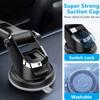 Регулируемый водонепроницаемый держатель для телефона в автомобиль | Крепление на присоске и конструкция с зажимом для воздуховода | Надежный захват и простая установка для всех смартфонов