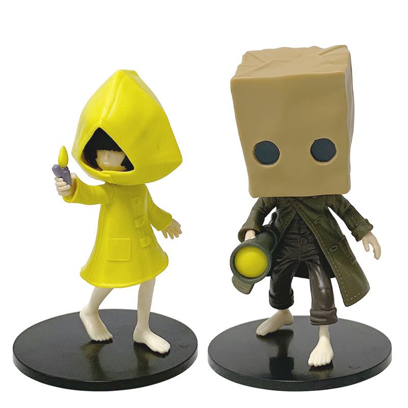 Игра GK Little Nightmares Аниме Фигурка Six Фигурка Mono Фигурка на шарнирах Аниме Игра ПВХ Фигурка на шарнирах Кукла Подарок для фанатов