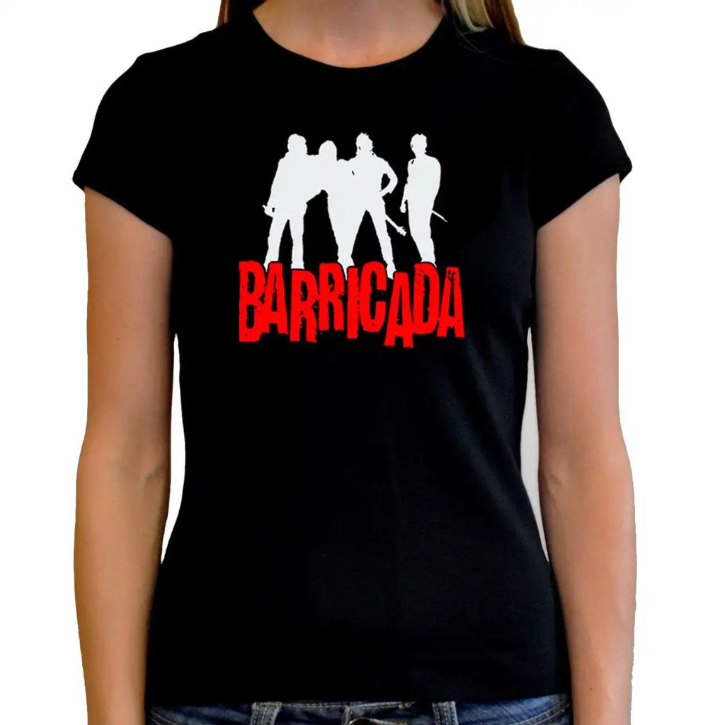 Barricada spanish rock band women T Shirt different sizes