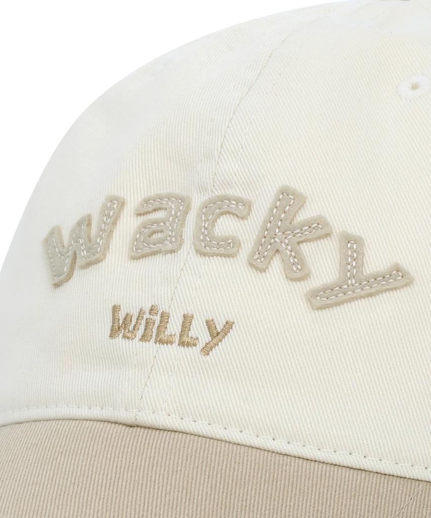 Кепка с аппликацией WACKY WILLY и контрастными деталями (3 цвета)