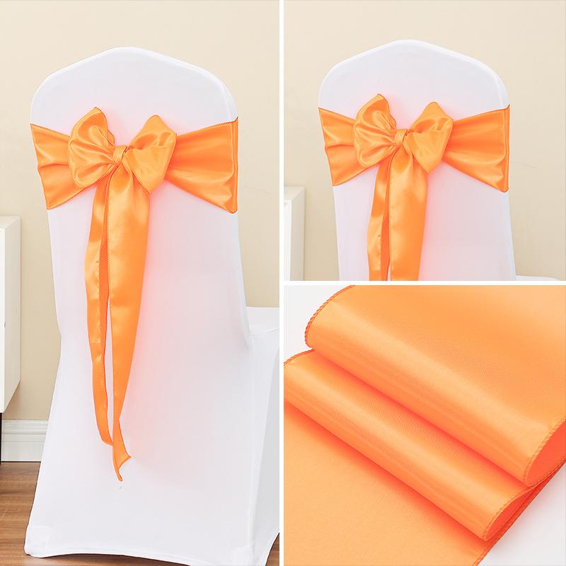Шелковая лента, бабочка, украшения на спинку стула для мероприятий, свадеб, вечеринок, чехлы для стульев с акцентом в виде бабочки