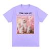 Alpha Male Funny Cute Cat Meme Tee Shirt Unisex Fashion Cotton High Quality T-shirt Men Women Retro Hip Hop Streetwear T Shirt