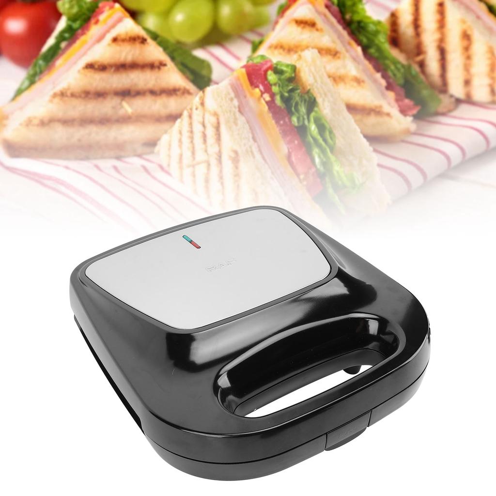 Мини-сэндвичница 1400 Вт, алюминиевая, антипригарная, электрическая, пресс для сэндвичей на завтрак, для домашнего набора