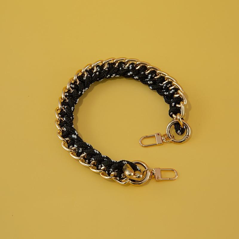 Сделай сам Женская Сумка Плетеные Ремни для Сумки Ручной Работы Веревочный Плетеный Дизайн Короткий Ремешок для Сумки Длиной 40 см Легко Сочетающийся Цепочка Ремень для Наплечной Сумки