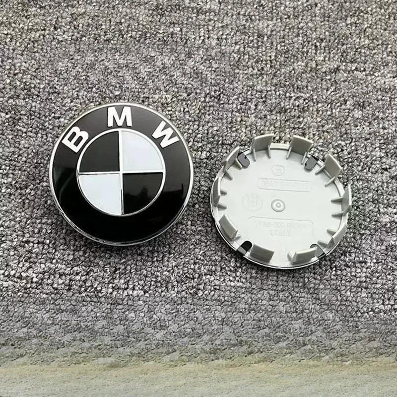 BMW GROUP 4Pcs 56/68mm Car Wheel Center Hub Cap For E87 M Performance E36 E46 E60 E90 E91 E92 E93 F30 F20 M3 Car Accessories