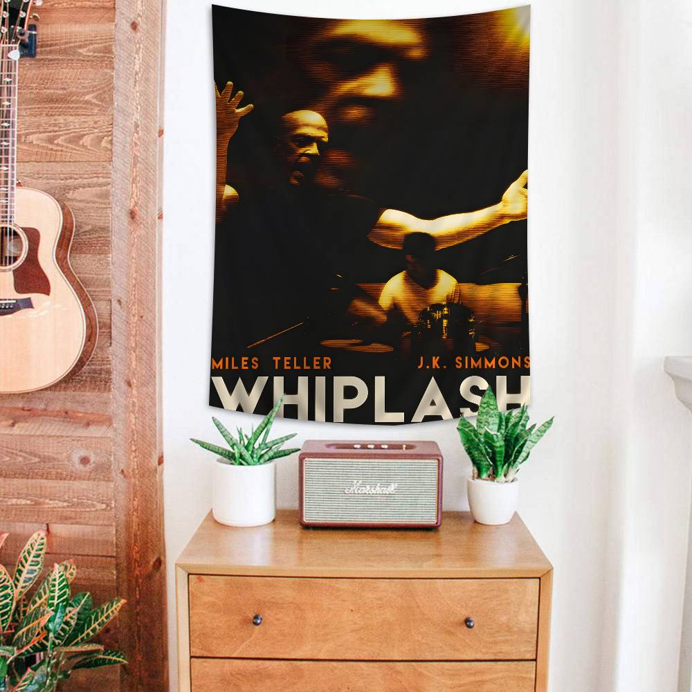 Classic Whiplash Movie Colorful Tapestry Wall Hanging Hippie Flower Wall Carpets Dorm Decor Wall Art Decor