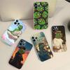 P-Pepes The Frog Face Мультяшный Чехол Для IPhone 17 16 15 11 12 13 14 Pro Max Мягкий ТПУ Силиконовый Задний Чехол Прозрачный Чехол