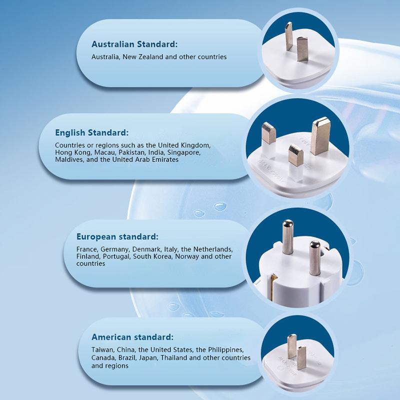 Eu Plug Adapter Us Uk Eu To Eu Euro Plug Adapter Converter European Travel Power Adapter 2/3Pin Electric Socket Outlet