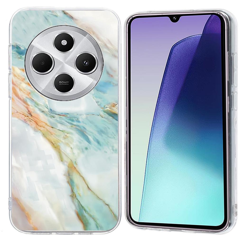 Для Xiaomi Poco C75 4G/Redmi 14R 5G/14C 4G Чехол с печатью узоров Противоударный Мягкий ТПУ Чехол для телефона