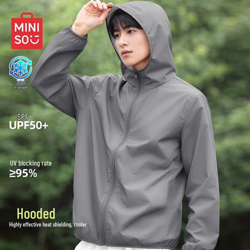 MINISO Мужская толстовка-куртка с защитой от солнца UPF 50+
