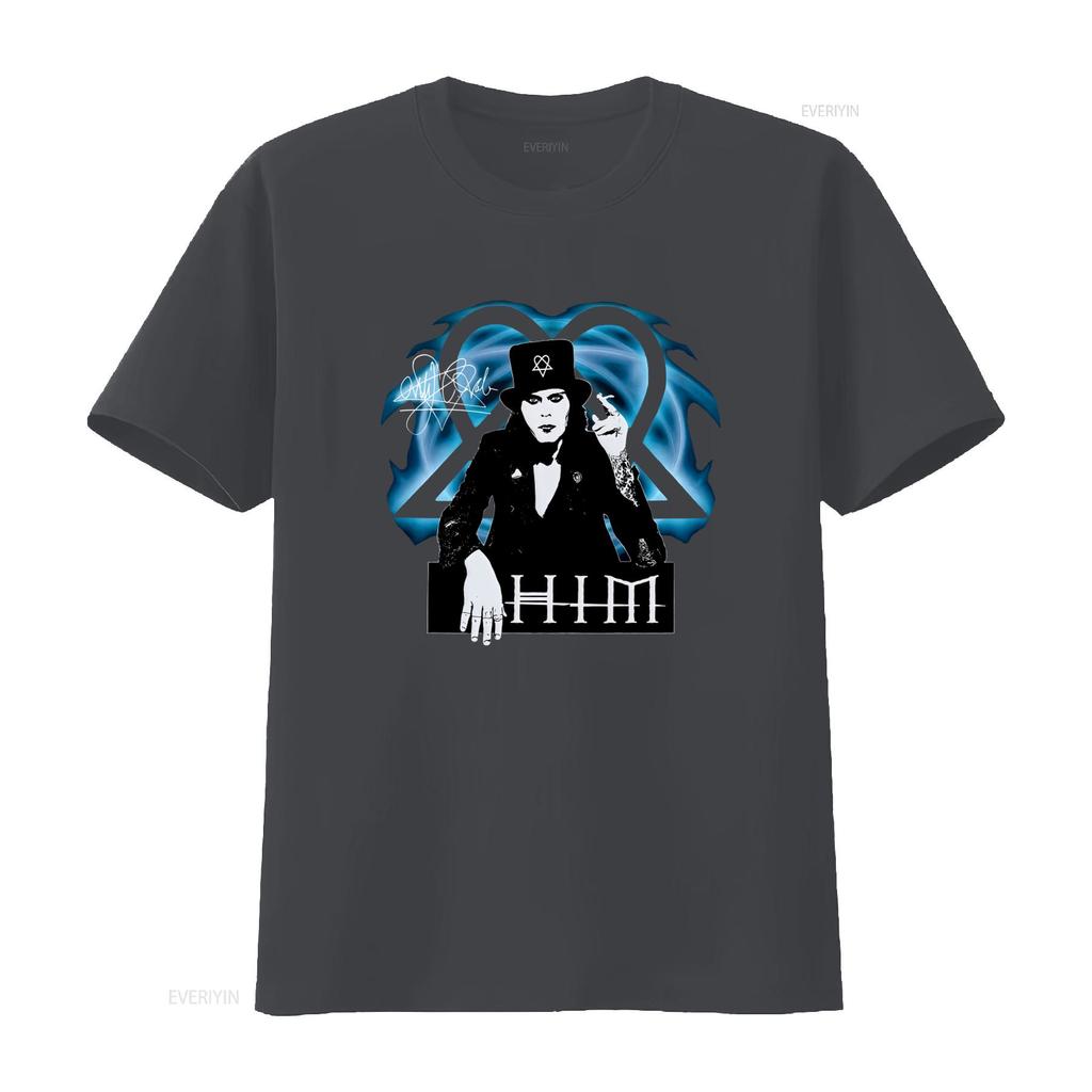 New Popular Ville Valo Him Band T Shirt For Fan Sizes S To 5xl Long Sleeves S4351 Vintage Comfortable Breathable Stylish