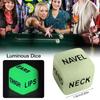2/10 шт. Светящиеся в темноте секс-кубики 1,6 см Игра для взрослых Кубики Секс-игрушка для пары Романтика Юмор Вечеринка Азартные игры Сексуальное веселье Подарочные принадлежности Дом