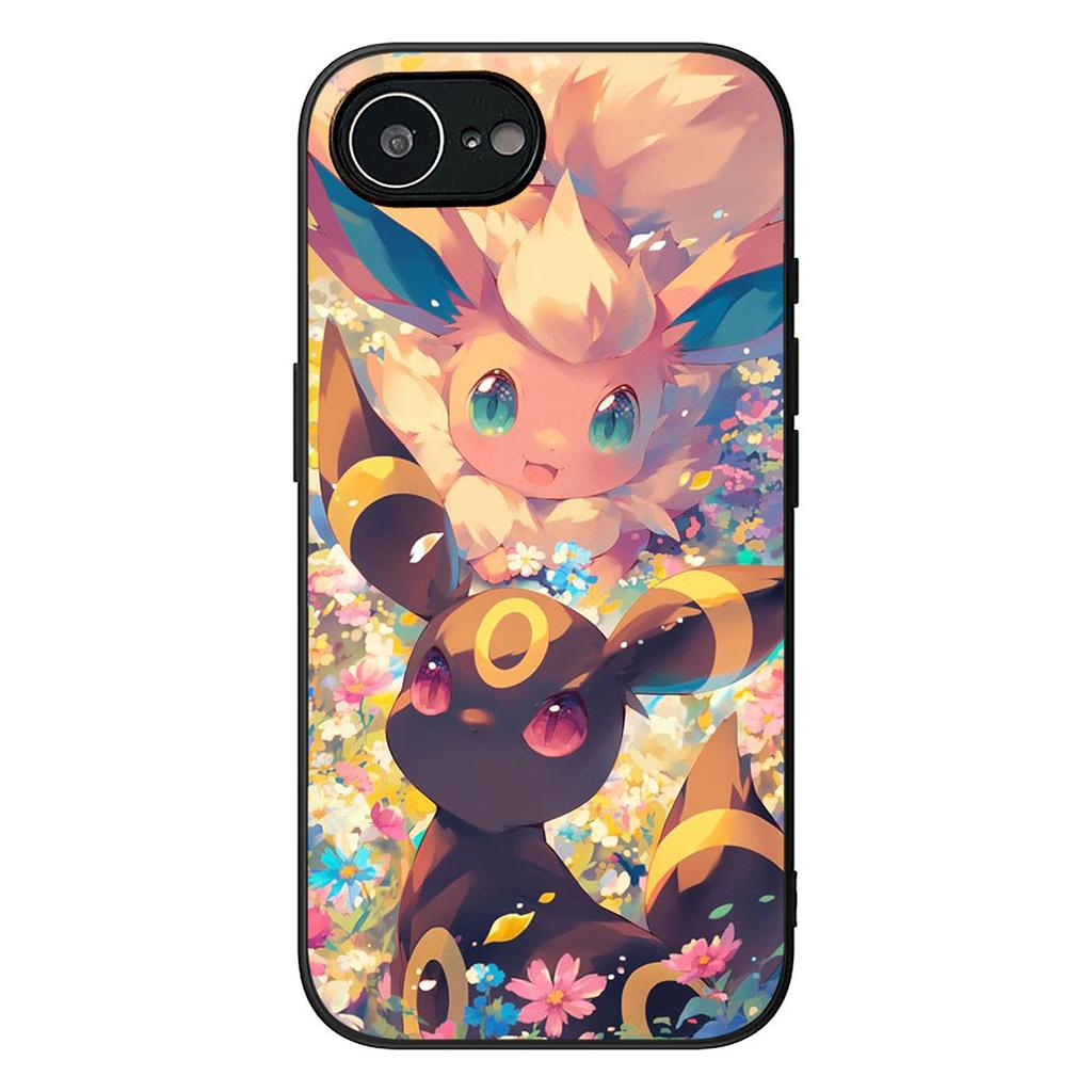 Umbreon P-Pikachus Espeon P-Pokemons Phone Case for Apple iPhone 12 13 Mini XS 11 Pro Max 7 8 Plus + XR 8+ X SE 2020 SE3 Cover