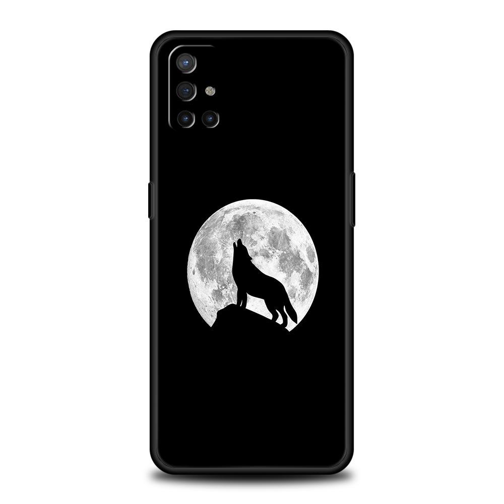 Чехол для телефона Волк для OnePlus 12 11 10 9 8 7 7T Pro 12R 10R 9RT 9R 8T Nord N100 N200 N10 2T CE 2 5G Мягкий черный чехол
