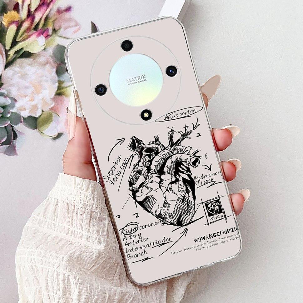 For Honor X9a 5G Case RMO-NX1 Beautiful Butterfly Soft Silicone Phone Cases For Honor X 9a X9a 2022 Back Cover Bumper 6.67"