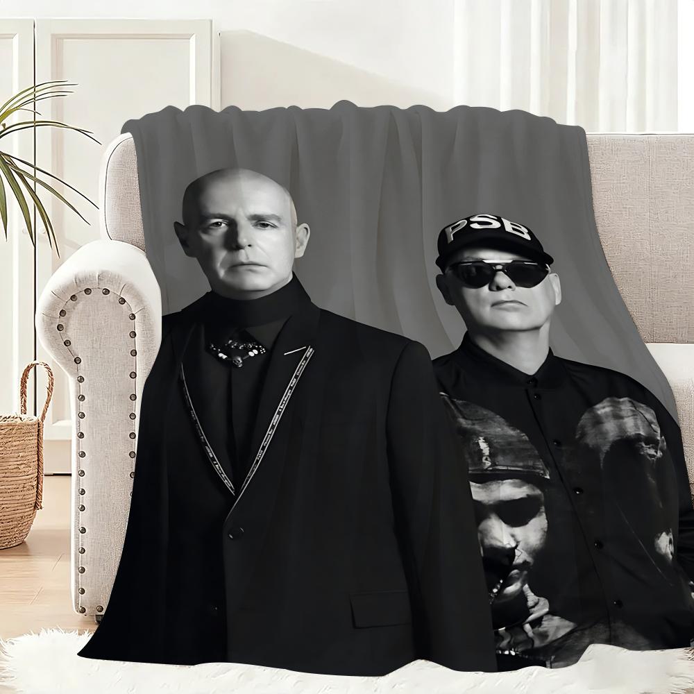 Группа Pet Shop Boys Бросок Легкий г Фланелевое одеяло Мягкое Для кожи Для летнего охлаждения