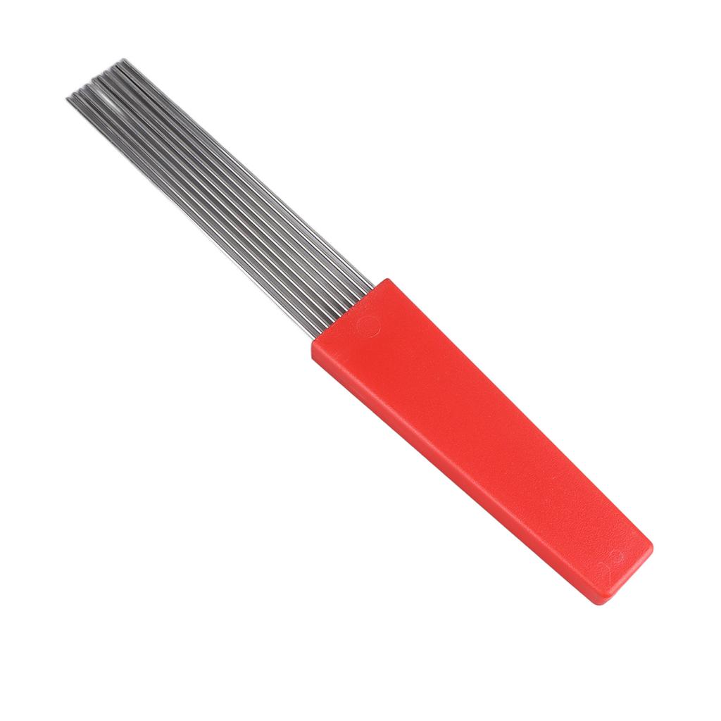 Гуиро Скребок из нержавеющей стали Многоцелевой ручной перкуссионный инструмент Скребок для вечеринки