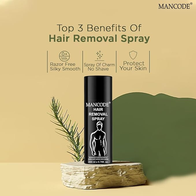 Крем-спрей для удаления волос для мужчин, груди, ног, рук, подмышек и интимных зон, быстрое действие за 3-6 минут (200 мл)