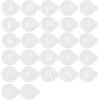 Набор трафаретов с маленькими буквами (27 шт.) для тортов, трафареты для украшения печенья и трафареты-шаблоны для украшения кофе - Идеально для выпечки печенья