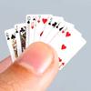 Portable Mini Playing Cards Poker Chips Clear Playing Card For Family Game Party Spoof Fun Prank Props House Study Pub Accessory