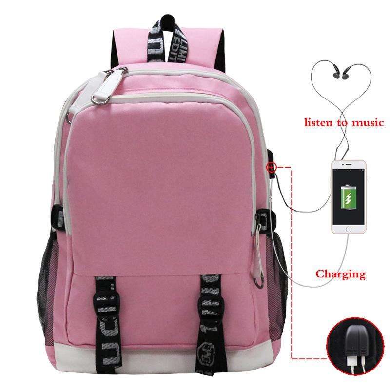 Blank USB Backpack Travel Backpack Student School Bag Outdoor Bag Support To Customize/make