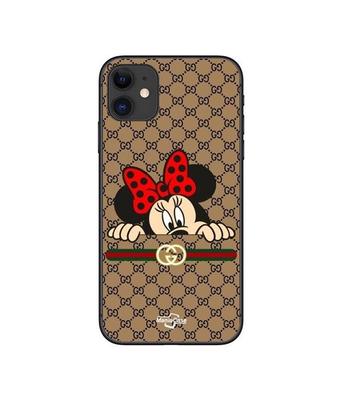 Чехол для телефона - Gucci - Iphone 11 - Мягкий - Силикон - Минни