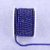 Glass Crystal Rhinestones Chain Sew on Trimming Colorful Rhinestone Chains for Dress Decoration