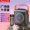 Портативная уличная Bluetooth-колонка Newman K509 с двумя беспроводными микрофонами, штекер CN (адаптер в комплекте)