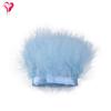 Turkey Marabou Feather 1 Meter Fancy Soft Fluffy Dyed Colorful Ribbon Lace Trim 6-8 CM Party Dress Garment Decoration Fringe