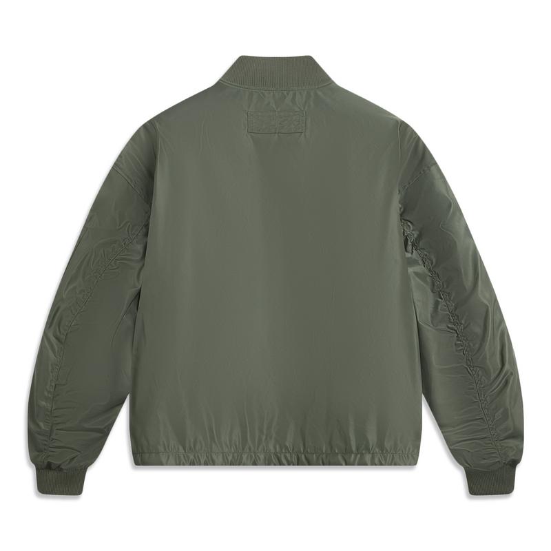 Li Ning Outdoor CF Светоотражающая Свободная Хлопковая Куртка Мужская Куртка Серая AJDV211-3