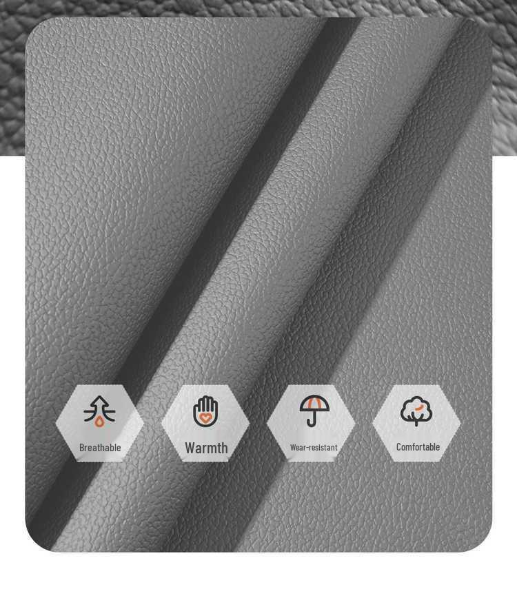 Jihu Beta S3 Universal Leather Seat Covers, Breathable & All-Season, Fits 26 Models