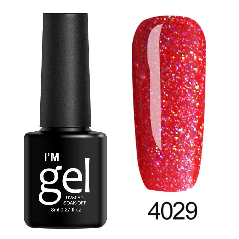 Сияющий УФ-гель-лак для ногтей, верхнее покрытие, базовое покрытие, гель-лак 8 мл