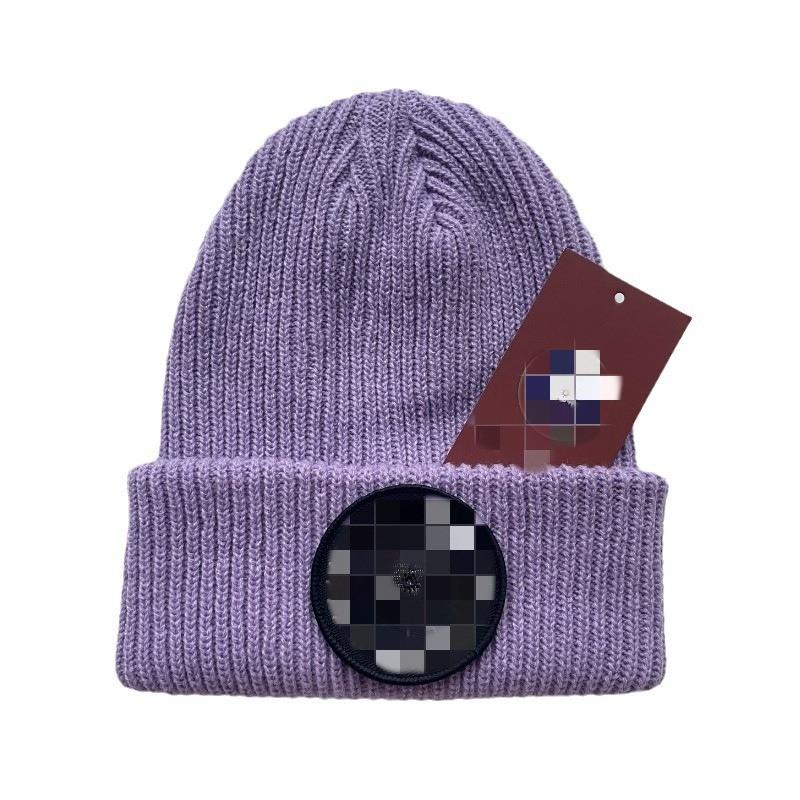 Knitted Winter Hat Outdoor Windproof Cold Proof Fashion Solid Color Warm Hat