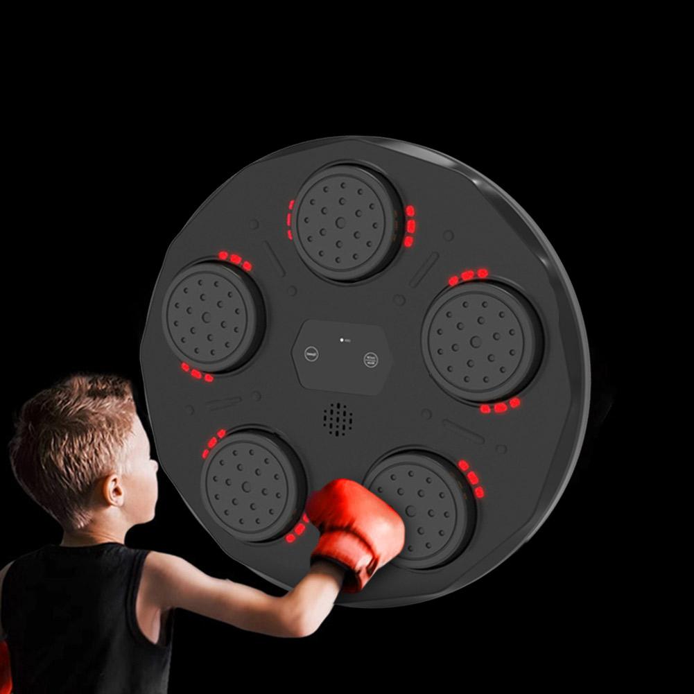 Smart Music Boxing Machine for Kids Hanging Sandbag Boxing Athletic Training Agility Reaction Wall Target Home Exercise Equipment