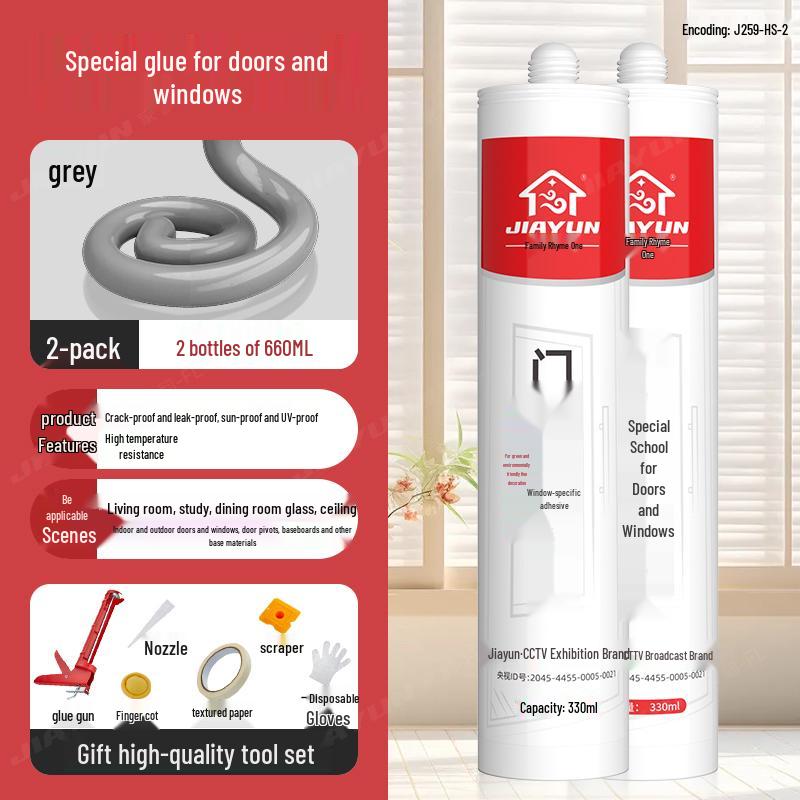 Черный водостойкий силиконовый герметик для окон и дверей для заделки швов, противоплесневый клей для стекла