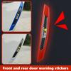Car Door Handle Reflective Sticker Tape Reflector Warning Strip For Renault Clio Dacia RS Megan Scenic Logan Laguna Kadjar AA16