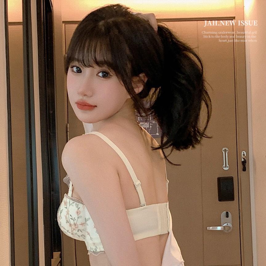 Кружевной пуш-ап комплект для маленькой груди - Без косточек, регулируемый, бесшовный