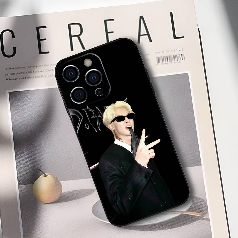 Ван Хэди Дилан Ван Актер Чехол для телефона Для IPhone 17,16,15,14,13,12,11,Plus,Pro,Max,Plus,XS,мягкий чехол Черный силикон