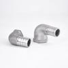 1/4" 3/8" 1/2" 3/4" 1" -2" BSP Female 8 10 12 13 15 20 25-50mm Hose Barb Elbow 90 Deg 304 Stainless Steel Pipe Fitting Connector
